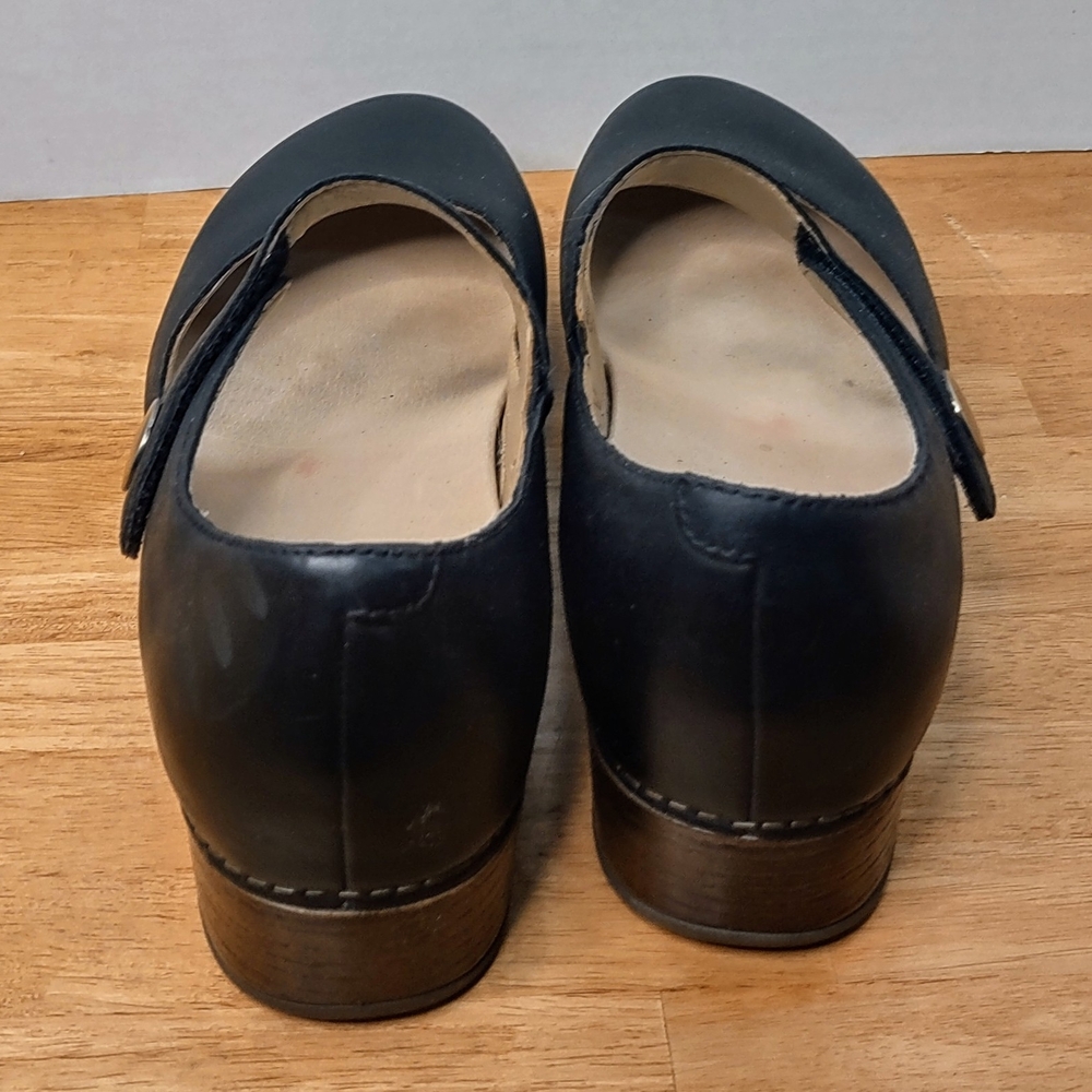 Dansko Black Mary Jane Flats - Picture 4 of 7